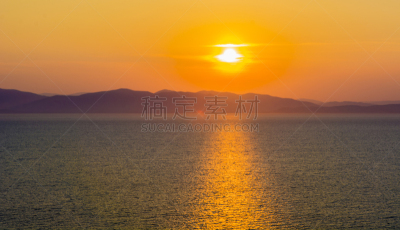海洋,热,自然美,在上面,水,天空,美,奥弗兰公园,水平画幅,云