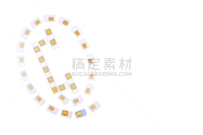 电话机,计算机图标,正面视角,圆形,水平画幅,无人,符号,白色背景,SIM卡,联系