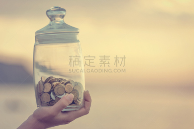 税,金融,手,广口瓶,平和,概念,退休,摄影,投资