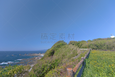 城镇,串本町,旅游目的地,水平画幅,无人,水平线,蓝色,日本,南,岩层