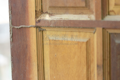 白蚁,损坏的,木制,住房,自然,褐色,式样,水平画幅,洞,无人