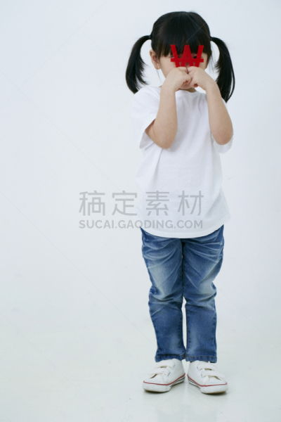 朝鲜币符号,女孩,朝鲜民族,商务,仅一个女孩,一个人,仅儿童,学龄前儿童,韩国,商业金融和工业