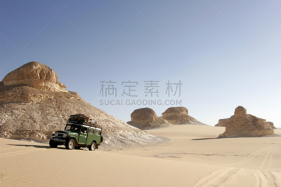沙漠,两只动物,白色沙漠,多功能车,越野吉普,四驱车,自然,中东,卡车,图像