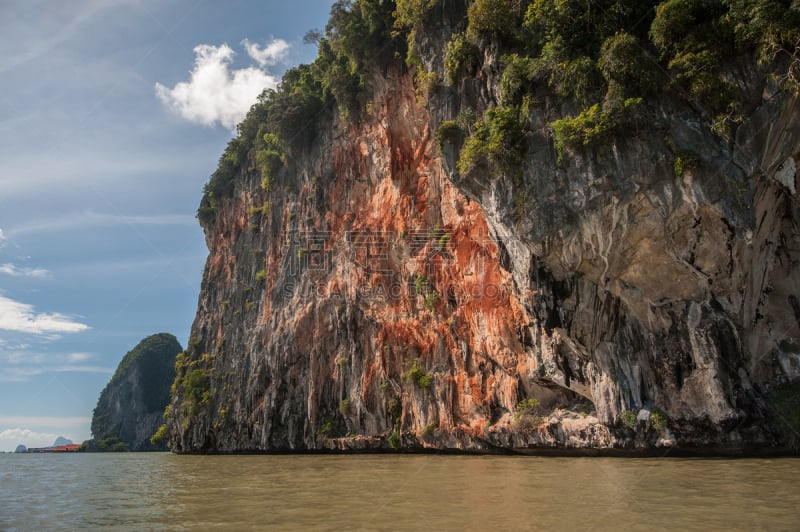 Limestone cliff in Phang Nga Bay