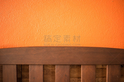 椅子,背景聚焦,奥兰治河,水平画幅,木制,无人,汽车头枕,悬挂的,装饰物,家具