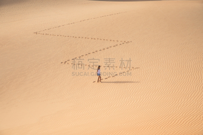 沙丘,美女,巨大的,徒步旅行,empty quarter,迪拜,沙特阿拉伯,沙子,夏天,干的