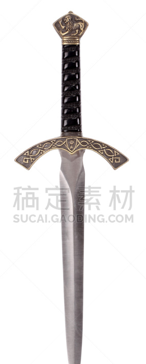 古典式,刀,剑,匕首,短的,垂直画幅,无人,全景,古老的,白色背景