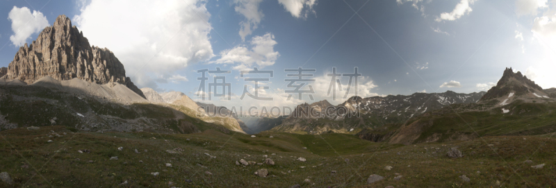 阿尔卑斯山脉,法国,瑞士,意大利,天空,公园,水平画幅,雪,夏天,户外