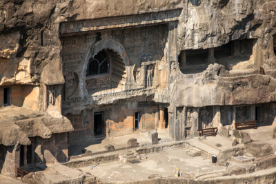 Ellora caves near Aurangabad, Maharashtra state in India