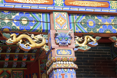 寺庙,特写,式样,绘画插图,颜色,古董,艺术,水平画幅,衰老过程,传统