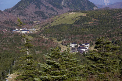 日本,看风景,山口,山之内町,草津山,群马县,长野县,火山,美,国家公园