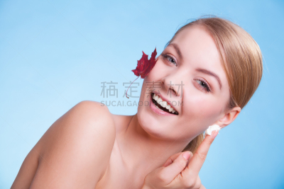 人的脸部,青年女人,女孩,秋分,健康保健,空的,纯净,舒服,医疗流程,环境