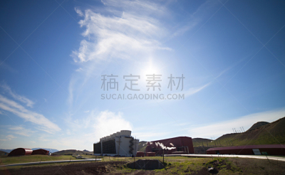 温泉,多代家庭,水平画幅,能源,装管,火山地形,工厂,户外,冰岛国,卡拉夫拉