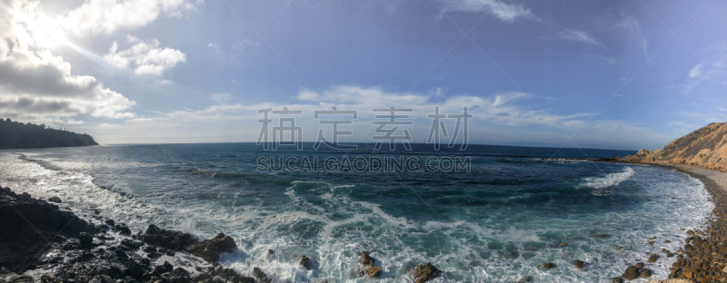加利福尼亚,波浪,兰乔帕洛斯维第斯,水边,冬天,视角,云,技术,海岸线,便携式信息设备