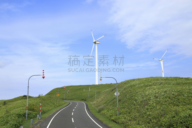 豆腐,风轮机,山,天空,水平画幅,云,风力,能源,无人,环境损害