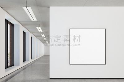 空白的,画廊的开幕式,正面视角,留白,边框,艺术,水平画幅,墙,无人
