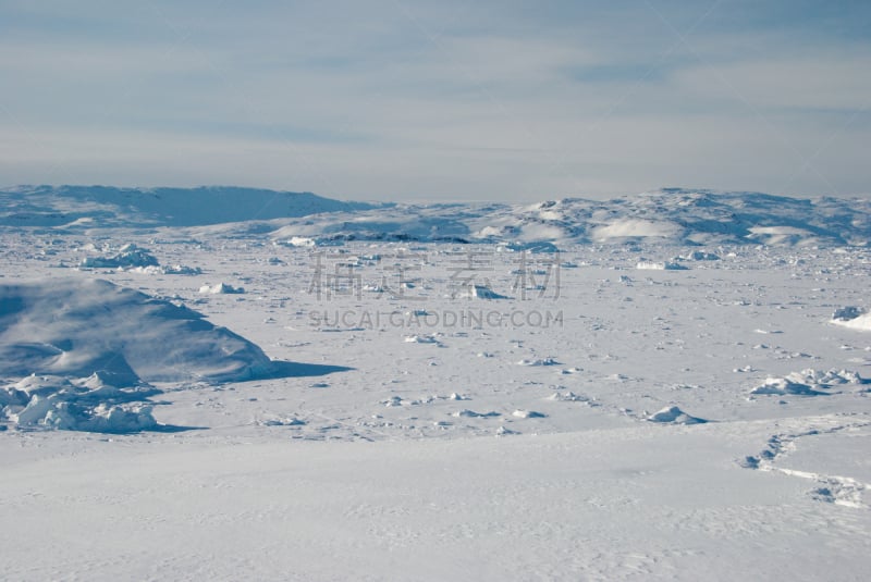 格陵兰,冰河,北极点,寒冷,雪,海湾,户外,天空,冰,北极