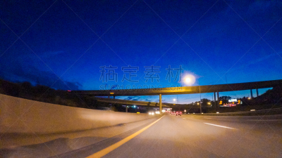 堪萨斯,70号州际公路,西,美国州际公路,水平画幅,后院,夜晚,夏天,仪表板,户外