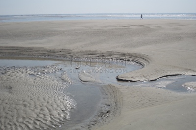 圣西蒙岛,水湾,圣伯纳犬,圣马洛,海岸线,美国,水平画幅,无人,户外,海洋