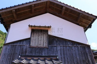 传统,日本,房屋,库那河,哈吉,小农地,山口县,和室,江户时代,屋顶横梁