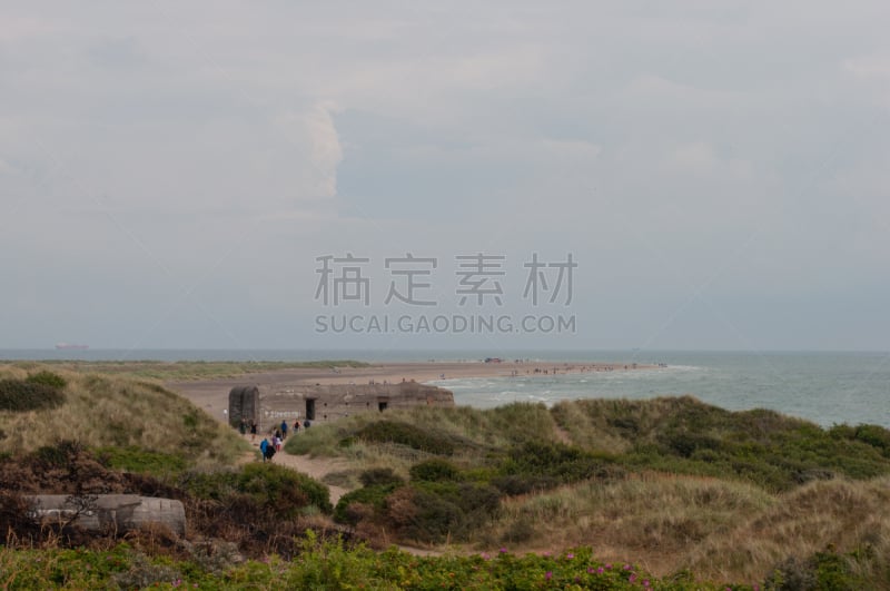 海滩,丹麦,水,天空,水平画幅,沙子,无人,户外,海景,北