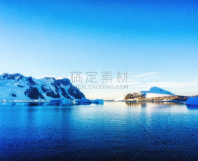南极洲,海洋,天空,山脉,纽梅耶海峡,冰架,南极,冰山,自然,悬崖
