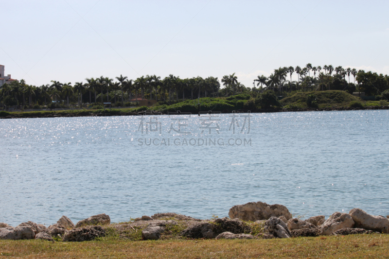 迈阿密海滩,迈阿密,比斯坎湾海湾,南部海滩,天空,美国,旅游目的地,水平画幅,码头,旅行者