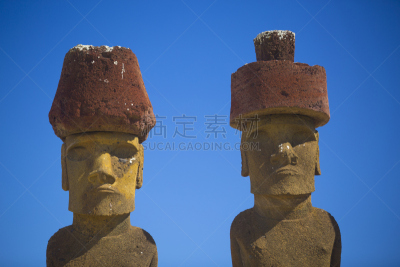复活节岛 ,亚虎同卡瑞奇,采石场,复活节,水平画幅,人体,岛,海洋,采矿业,国际著名景点
