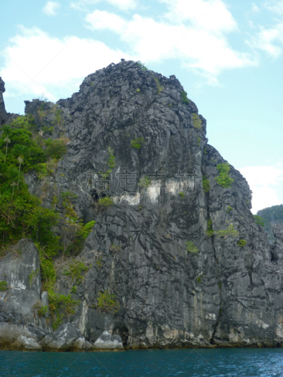 爱妮岛,巴拉望,菲律宾,垂直画幅,天空,旅游目的地,无人,白昼,海洋,摄影
