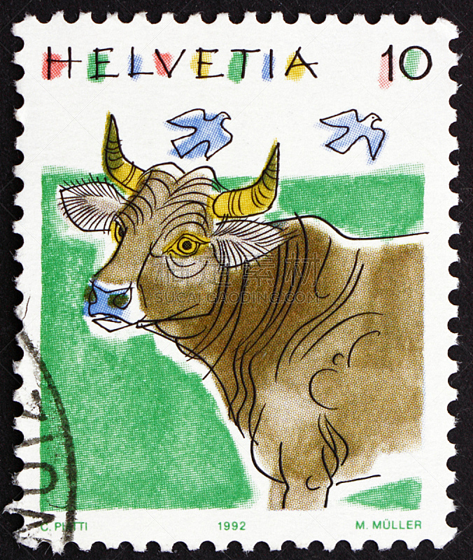 母牛,瑞士,牛,动物,垂直画幅,无人,食草动物,欧洲,古老的
