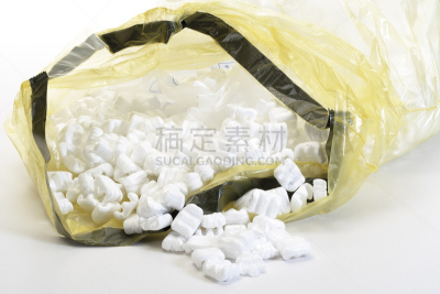 聚苯乙烯,液囊,垃圾,水平画幅,塑料袋,无人,轻的,塑胶,白色,撒出