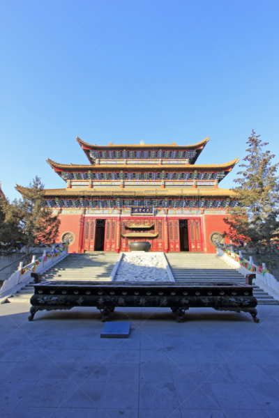寺庙,呼和浩特,内蒙古自治区,二月,2015年,风景,建筑体,自立