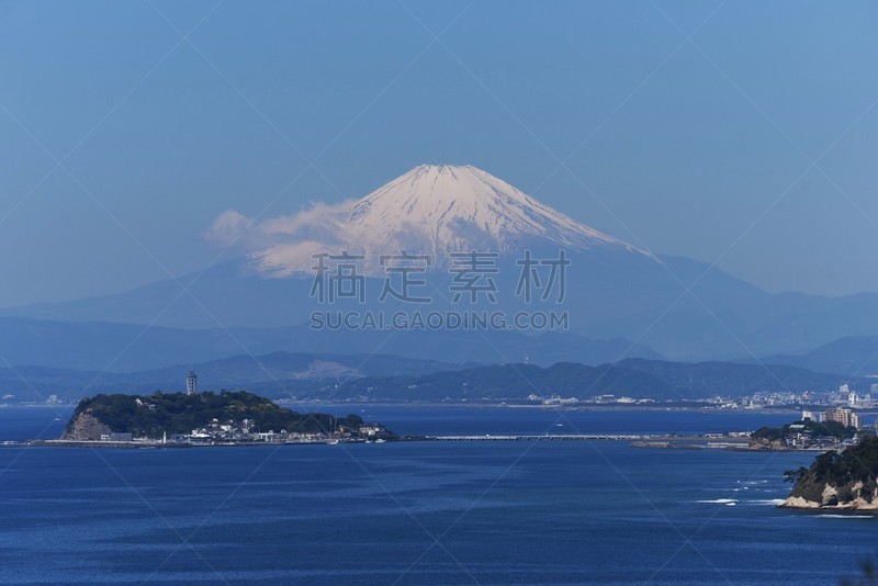 旅行者,日本,山,富士山,火山地形,户外,夏天,蓝色,旅游目的地,美