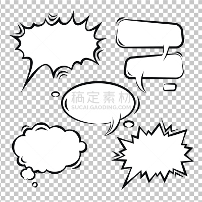吹泡泡,矢量,空的,漫画书,艺术,形状,噪声,绘画插图,符号,古典式