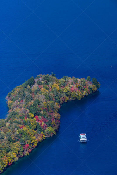 中禅寺湖,观测点,看风景,地形,户外,秋天,自然,图像,垂直画幅,无人
