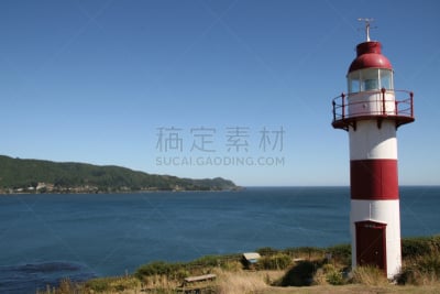 灯塔楼,智利,水,水平画幅,无人,户外,方向,巴塔哥尼亚,白色,彩色图片