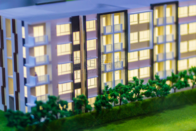 抽象,现代,酒店,建筑模型,模型,特写,户外,都市风景,窗户,式样