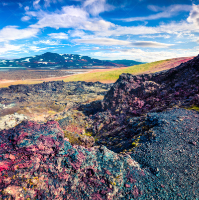 卡拉夫拉,火山,田地,蒸汽,水,垂直画幅,能源,火山地形,旅行者,户外