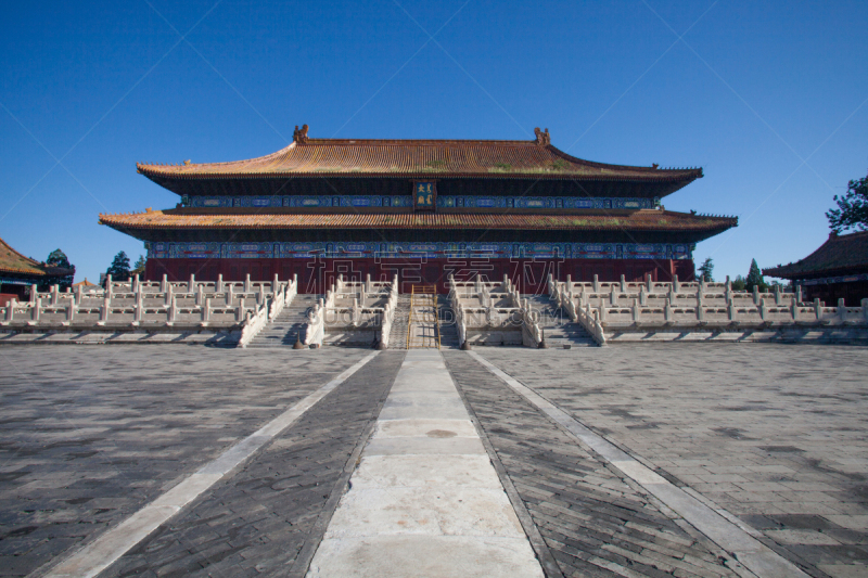 远古的,建筑外部,传统,寺庙,太庙,中式庭院,庭院,亭台楼阁,纪念碑,天空