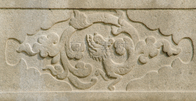 石材,龙,中国,雕刻物,图腾柱,水平画幅,式样,形状,符号,户外