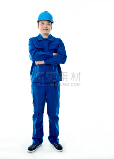 青年人,学员,垂直画幅,正面视角,留白,建筑承包商,注视镜头,美人,安全帽,男性
