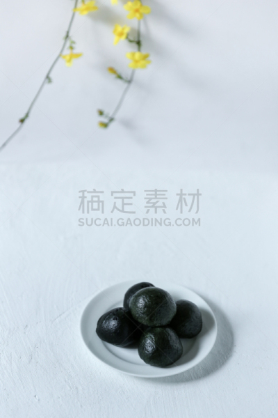 清明节,饭团,绿色,垂直画幅,无人,传统,生活方式,食品,摄影
