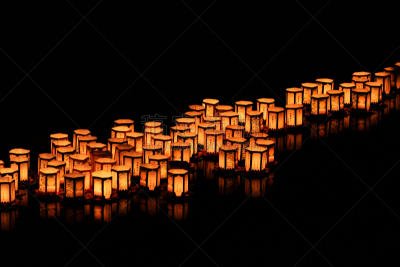 灯笼,留白,水平画幅,夜晚,无人,传统,夏天,千叶县,黑色背景,风景