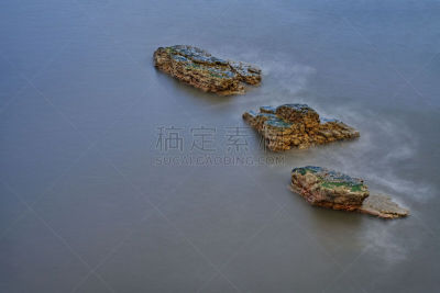 海洋,岩石,三只动物,自然,水,天空,达勒姆郡,休闲活动,水平画幅,地形