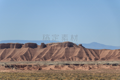 风景,犹他,路,莫斯特,一只动物,地球,万岩柱,沙岩,escalante,沙漠