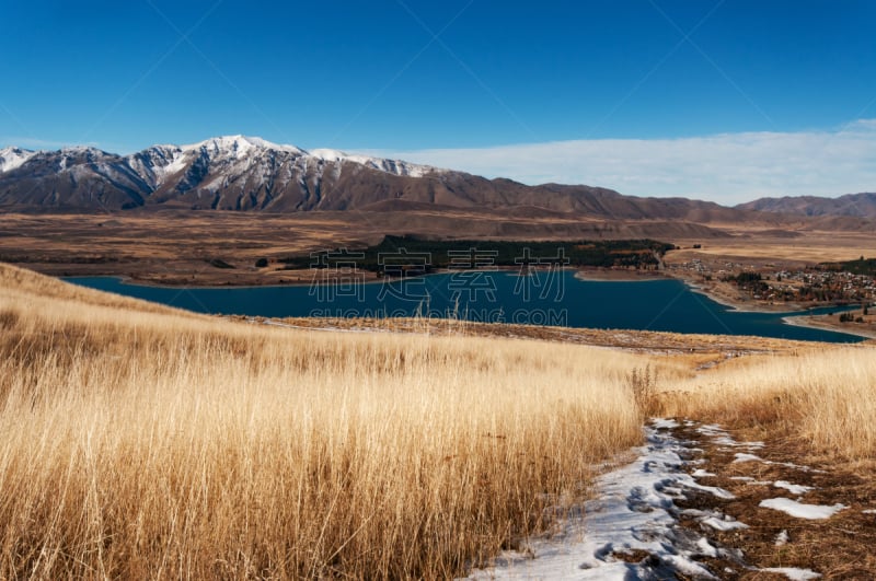 山,风景,山脉,帝卡波湖,天文台,john the baptist,水,天空,公园,新的