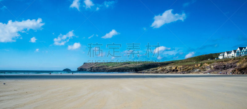康沃尔,长时间曝光,婆尔兹依斯海滩,接力赛,云景,热带气候,云,黄昏,自然,季节