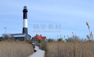 火岛灯塔,美国,水平画幅,无人,纽约州,长岛,夏天,建筑外部,观测点,户外