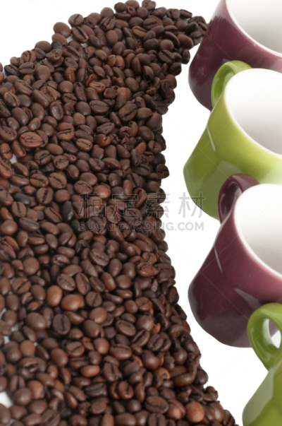 咖啡杯,豆,垂直画幅,烤咖啡豆,褐色,芳香的,绘画插图,努力,早晨,饮料