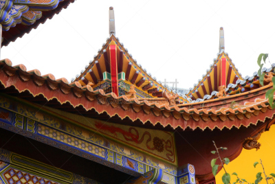 亭台楼阁,屋檐,寺庙,宏伟,昆明,水平画幅,无人,时尚,建筑外部